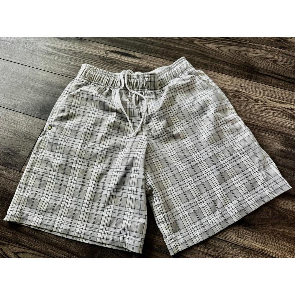 Warrior Size Small Caddy Shack Shorts, Closed Hole Mesh Shorts - Grey Argyle